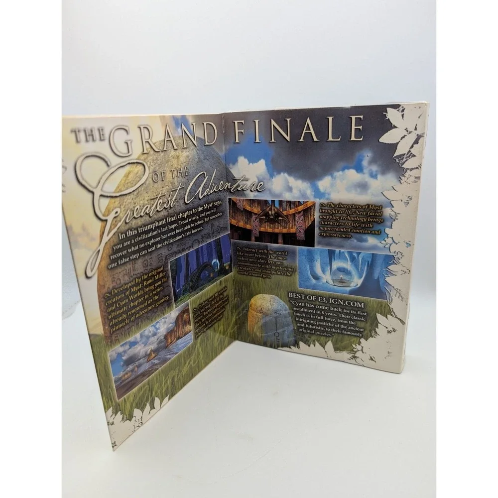 Myst V : End of Ages PC Game The Last Chapter NEW SEALED Windows 2000/XP